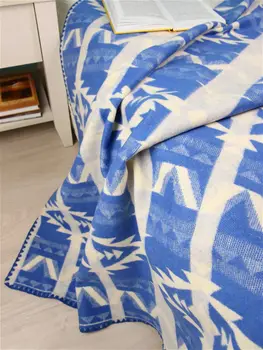 

Blanket firesse color: white, blue (170x205 cm)