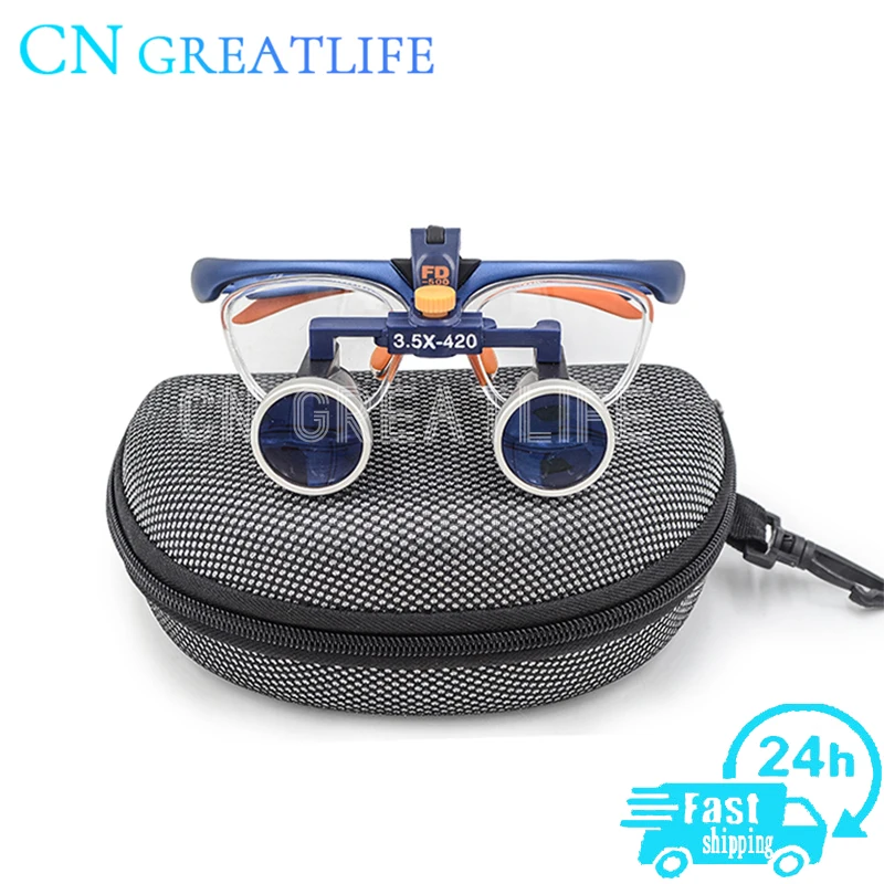 

3,5x стоматологические увеличительные очки лупа Хирургические лупы 3,5x стоматологические лупы 3,5