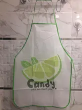 Semi transparente a prueba de agua Anti-delantal resistente al aceite de fruta de impresión breve adultos delantal de cocina para hornear accesorios de cocina delantal babero