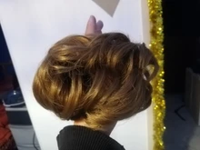 XINRAN-extensiones de moño sintético para mujeres y niños, moño desordenado y rizado, extensión de pelo para boda