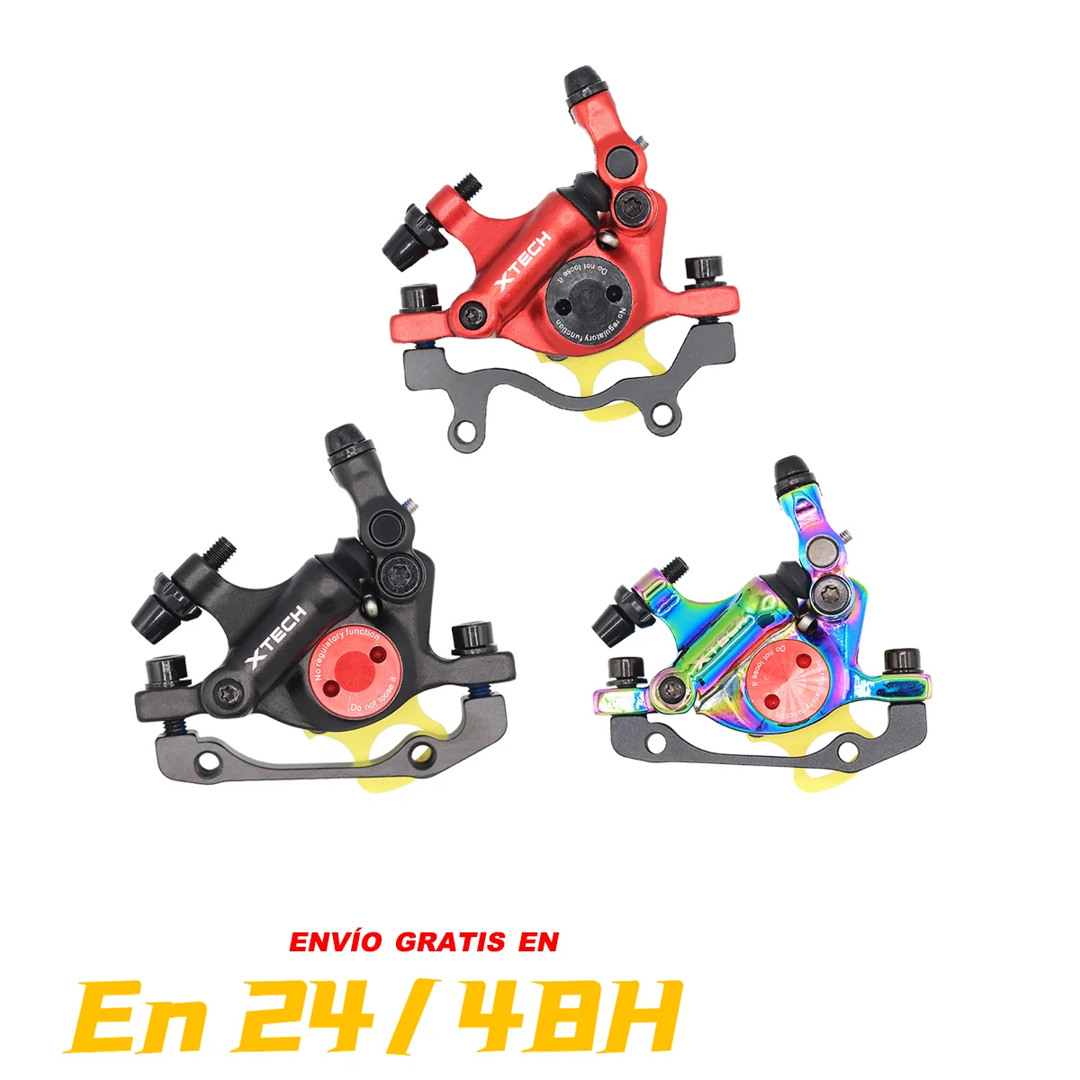 Xtech Pinza Freno Idraulica Mtb Bicicletta Mountain Road Dischi 120Mm Per Scooter Elettrico Xiaomi M365 Pro 1S Mijia Essential Scooter Accessori Pezzi