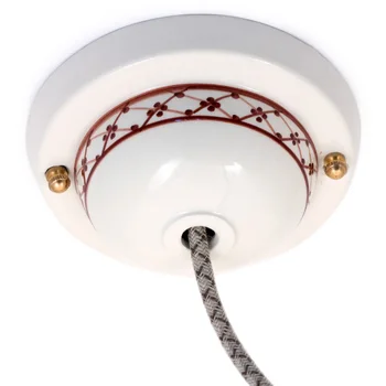 

Ceramic support painted Valance Burgundy 130mm 1 output