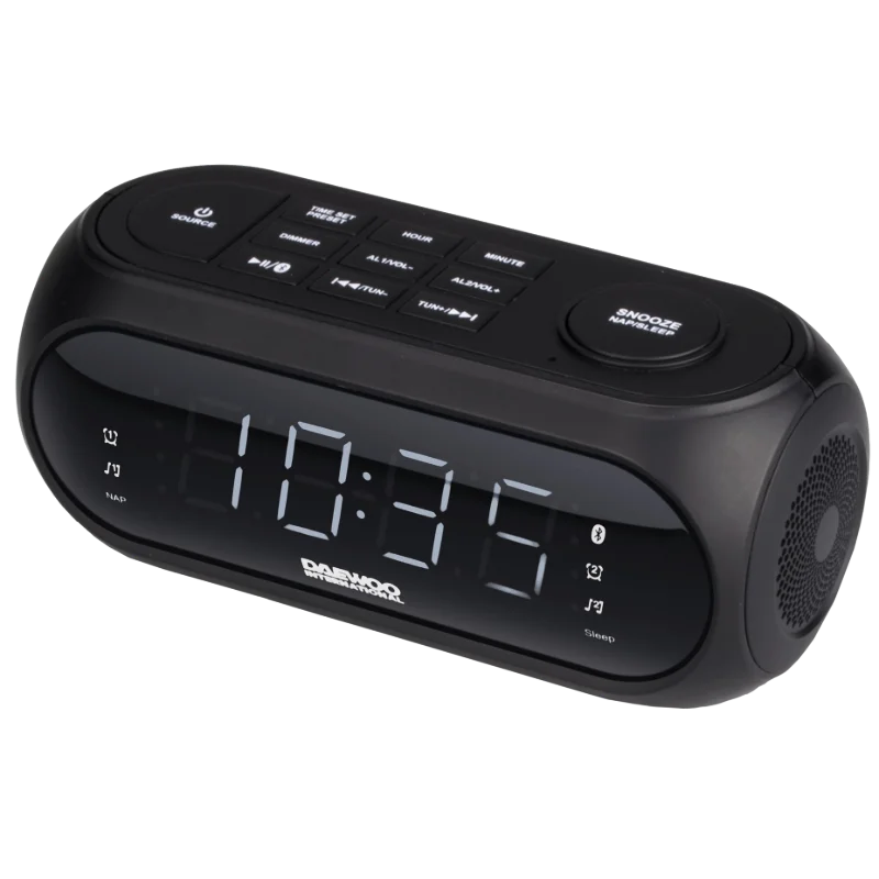 DaewooDCR460alarmclockBLUETOOTHspeakerwithFMDIGITALRADIOand