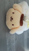 1 Uds de Anime de dibujos animados perro Pudding cinta del pelo de felpa Hairband elástico cuerda de pelo de las niñas mujeres juguetes de peluche para regalo J0429