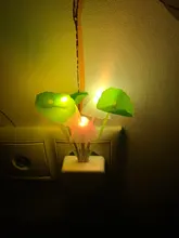 Luminaria-Lamp Mushroom Night-Light Us-Plug LED Induction-Dream Novelty Fungus 220V EU
