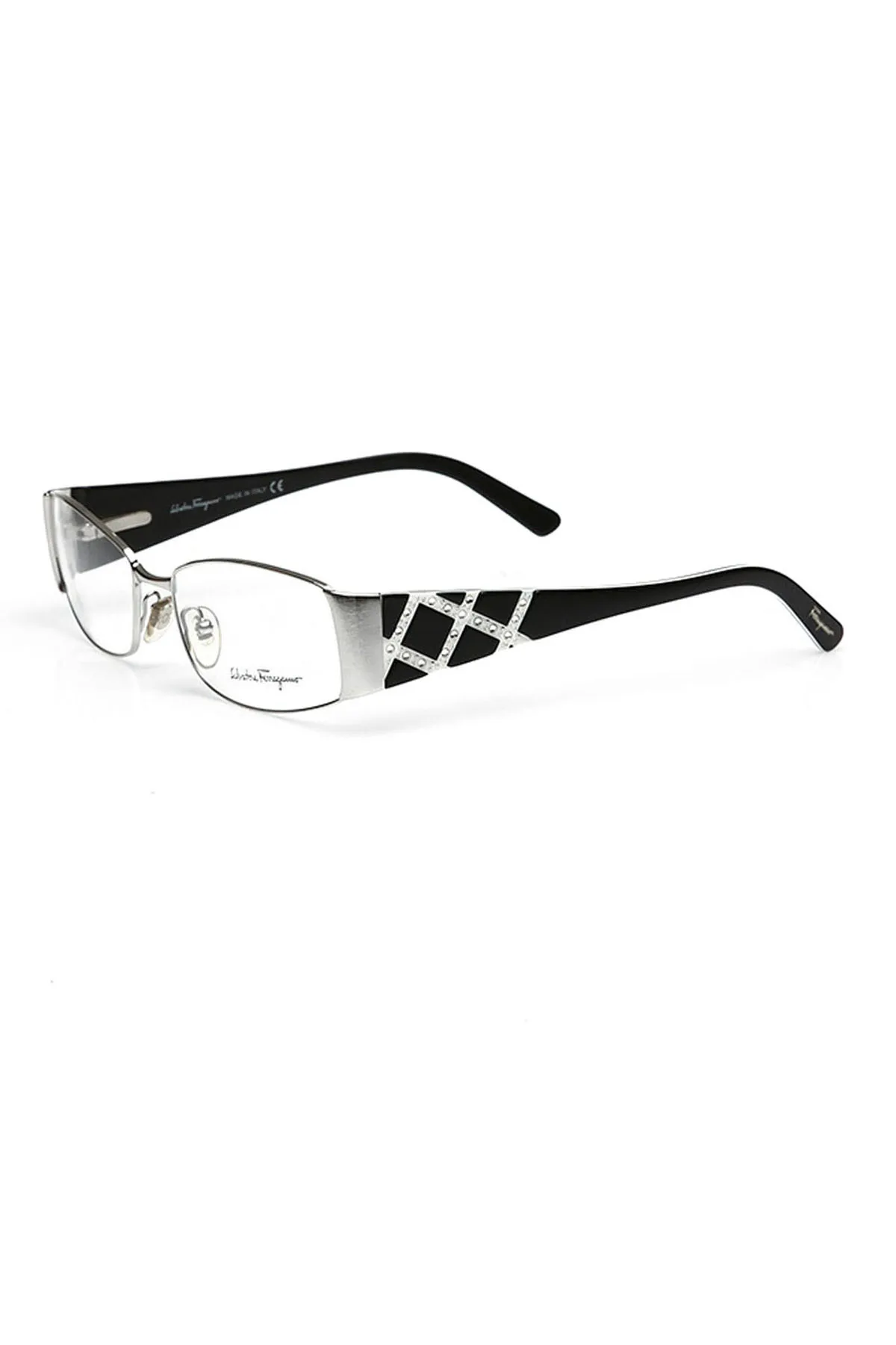 

Markamilla Women Reading Glasses Frame Demo Glasses Eyewear Transparent High Quality WomenSalvatore Ferragamo SF 1809B 841 53