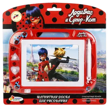 

Drawing board magnetic "Lady Bug" (2 prints) 20x15 cm, b/w field play together