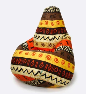 Armchair bag pear Oxford water repellent waterproof rainproof large soft frameless pouf ottoman for Home Cottage