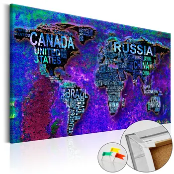 

Pictures of Cork-Intriguing World [Cork Map] - 120x80 cm