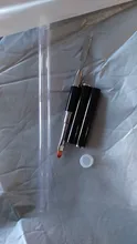 1 Pc doble lado arte de uñas cepillo UV Gel pluma dibujo cepillado Tip de uñas de acrílico constructor de uñas de arte herramienta