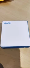 UBARO-Interruptor táctil AC100-240 europeo, panel LED de alimentación de pared de cristal templado en blanco y negro, 1/2/3 entradas