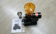 Triturador de granos de café eléctrico, máquina amoladora plana de rebabas, 220V/110V
