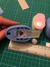 Cortador de círculos de papel de 15mm y 5/8 pulgadas, perforador de papel artesanal, cortador de perforadoras para colección de recortes, recortes, S29877