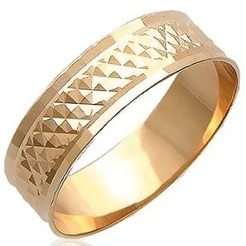 

Esthete red gold wedding ring