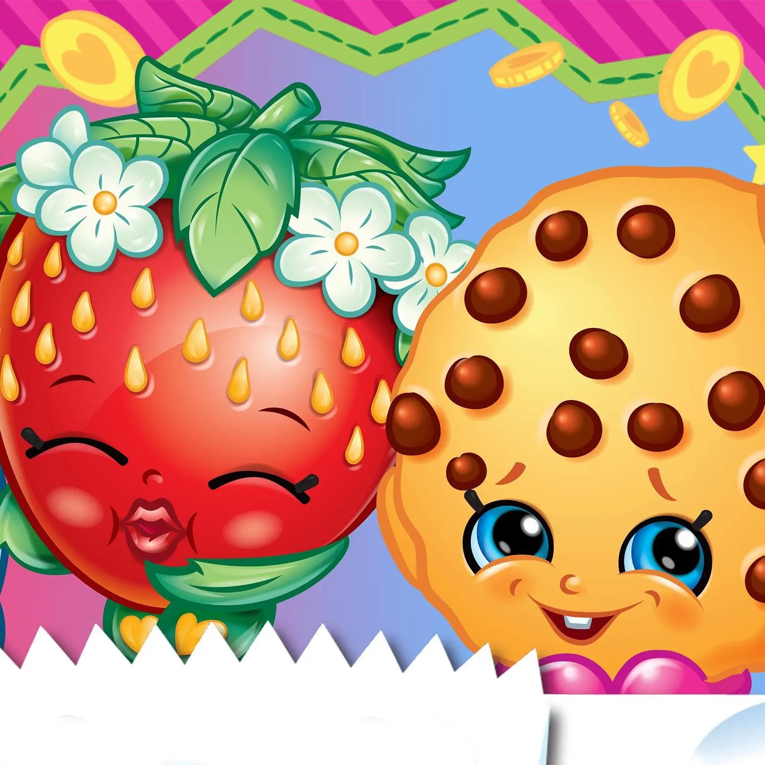 Раскраска Crayola Shopkins с наклейками 04-5854