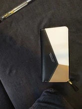 Carteras geométricas de lujo para mujer, monederos de cuero con cremallera, diseño de borla, billetera larga, monedero, tarjetero