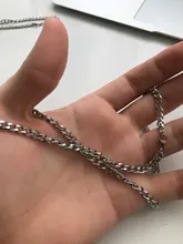 Cadena de cuerda de cubo a la moda para hombre, collar clásico de acero inoxidable, regalo de joyería, 2020