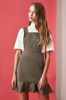 

Trendyol Button Detail Flounces Gilet Dress TWOAW21EL1304