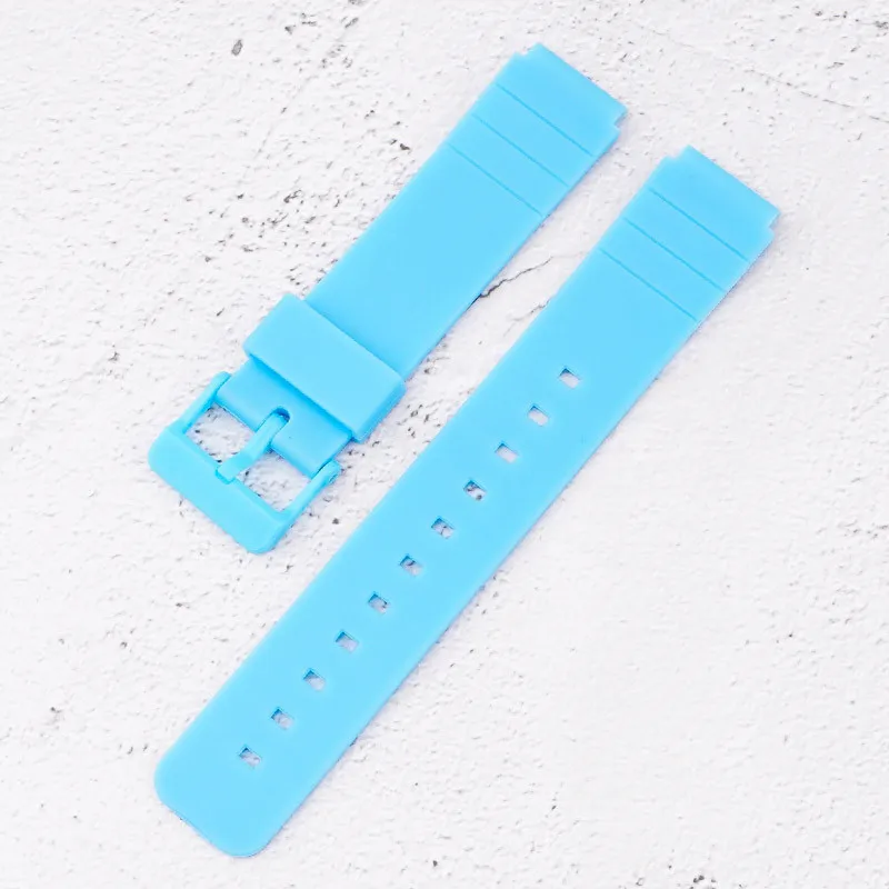16mm Waterproof Resin Rubber Watch Band Replacement Strap