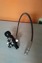 Refill-Adapter Charging-Valve Air-Filling-Station M18x1.5 400bar with 6000psi-Gauge 50cm