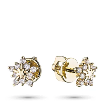 

Yellow gold pouches with diamond экп03с031902