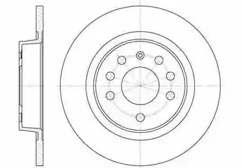 

08951110 REAR BRAKE DISC OPEL SIGNUM