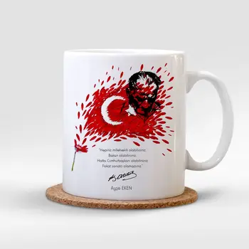 

Personalized Ataturk White Mug Cup-024