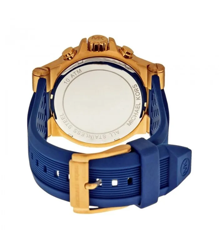 Часы с кварцевым механизмом из нержавеющей стали, DYLAN NAVY CHRONO MK8295