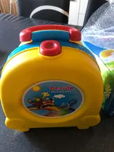 Baño de bebé lindo portátil de viaje de coche bebé orinal enterizo para niños