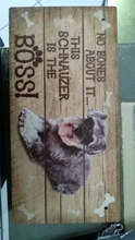 Sign Dog-Accessories Wall-Decor Wooden Rustic Plaques Home-Decoration Lovely Animal Pet-Tag