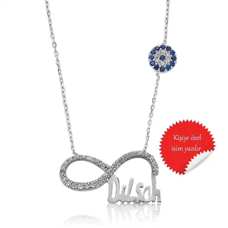 

Silver Is Infinity Ladies Necklace