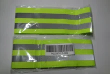 Bandas reflectantes elásticas para brazo, pierna y correas de tobillo, reflectantes de seguridad, cintas de correa para correr por la noche, caminar y ciclismo