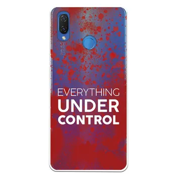 

Stand case costume drawing Under Control WP030 for Huawei P Smart Plus