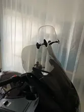 Clip ajustable para motocicleta Universal, alerón de extensión para parabrisas, Deflector de parabrisas para BMW, Honda, Suzuki, Yamaha, Kawasaki