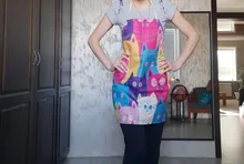 Padre-hijo delantal de cocina divertida caricatura de gato impreso de algodón sin mangas de algodón de lino Delantales para hombres mujeres casa Herramientas de limpieza WQTF30