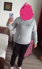 Sudadera con capucha y pantalones negros para mujer, chándal femenino, traje de Pantalones largos informal de Color sólido, otoño e invierno, 2021