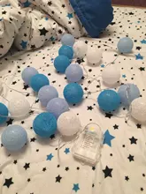 Led-String Chain Ball-Light Garland Party-Decoration Patio Wedding Christmas Halloween