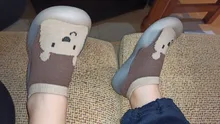 Shoes Newborn Floor-Socks Rubber Sole Non-Slip Baby-Girl Cartoon Children Cotton