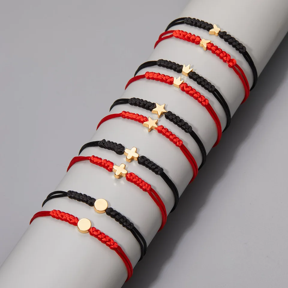 Pulseras De Pareja Con Dijes De Mariposa - Piedra Natural, Elásticas, Set De 2, Regalo Para Amor O Amistad
