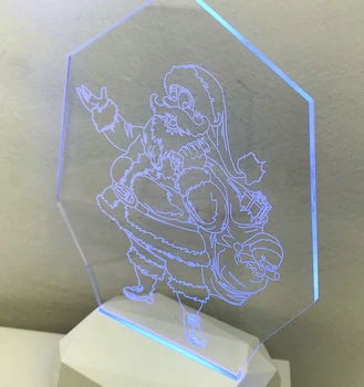 

LEDLUX 3 DC910 3D acrylic polygon shape shape Santa Claus (3 DC910)
