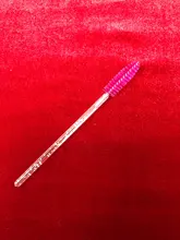 Zwellbe descartable de cristal cepillo de pestañas peine 25/50 unids/pack pestañas rímel de extensión varitas de maquillaje profesional herramienta de belleza