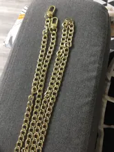 Piezas para mochilas accesorios bolsas cadenas de oro Hardware de cinturón bolso accesorio de aleación de Metal cadena de la bolsa correa para las mujeres bolsas correas