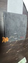 Cartera de cuero elegante para Hombre, cartera Masculina de lujo, delgada, para tarjetas de crédito