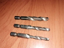 Drill-Bits Taps Screw-Tap Countersink Thread Metric Deburr Steel Quick-Change Hex Hss