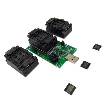 

Taidacent eMMC153 / 169 eMCP162 / 186 eMCP221 to USB Interface EMMC Test Socket Burn in Test Socket USB Test Socket