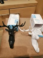 Wall-Hanging-Hook Horns Hanger-Rack Deer-Head Wall-Decoration Key-Deer Vintage Antlers