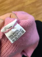 Pullover Vest Sweater Knitted Pink Winter Women Warm Girls Autumn V-Neck Casual New