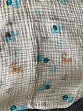 Manta de muselina de 6 capas para bebé, ropa de cama personalizada para recién nacido