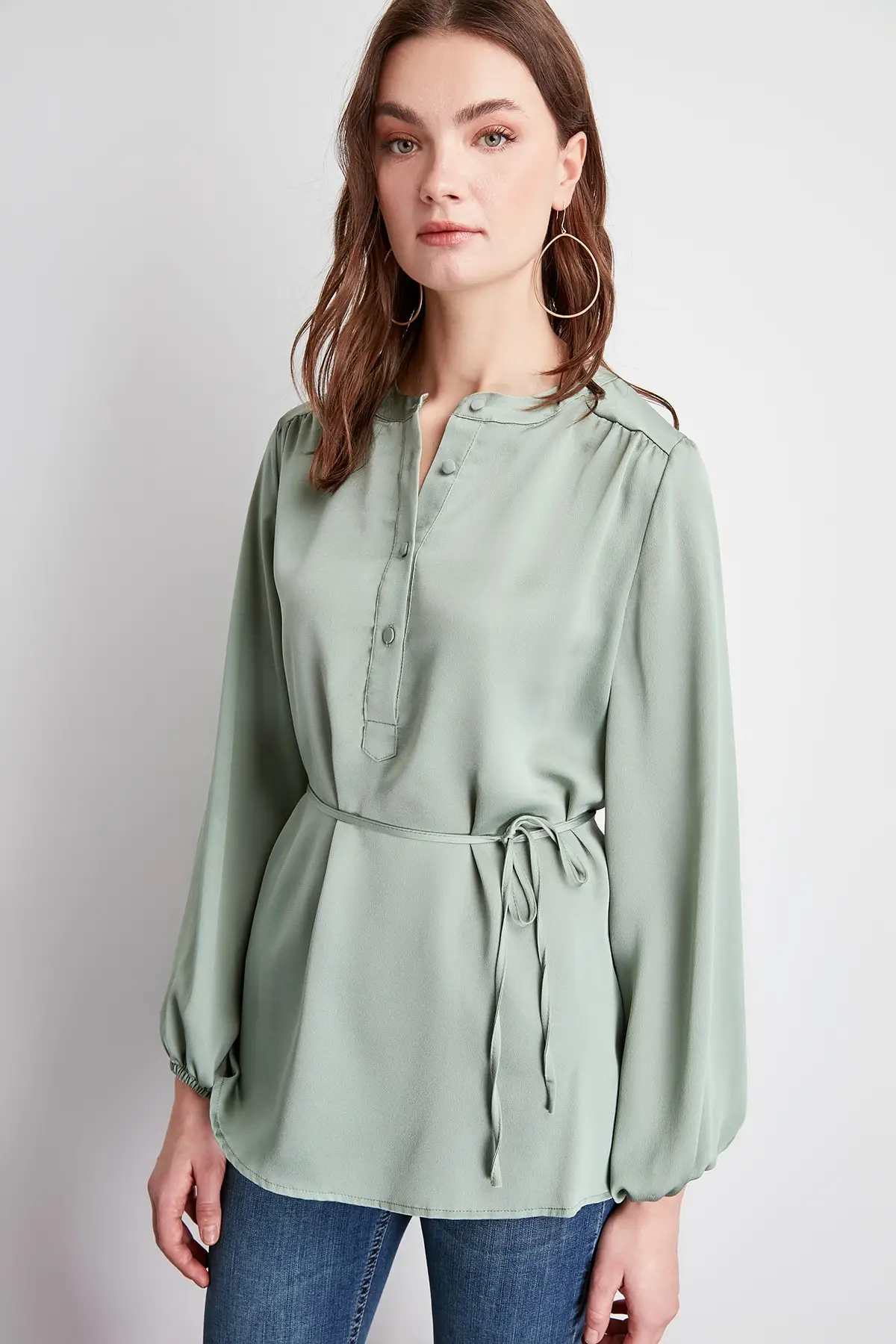 Trendyol Collar Detailed Blouse TWOSS20BZ0275