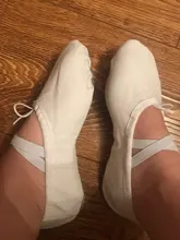 Ballet-Dance-Shoes Gymnastic Teacher Pink Yoga Black Girls Kids Women Canvas White Flat